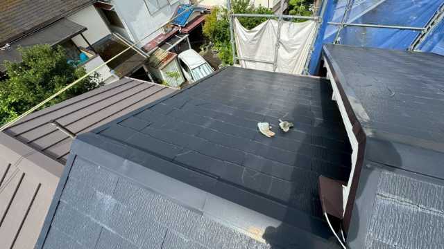 下屋根の劣化状況